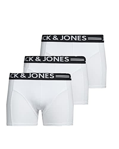 Jack & Jones Male Boxershorts 3er-Pack (Weiß, S) von JACK & JONES