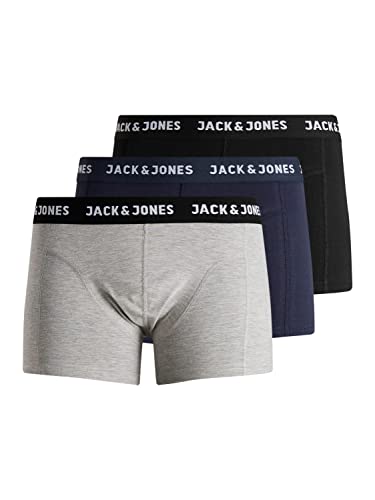 JACK & JONES Male Boxershorts 3er-Pack (M, 3er Pack Basic) von JACK & JONES