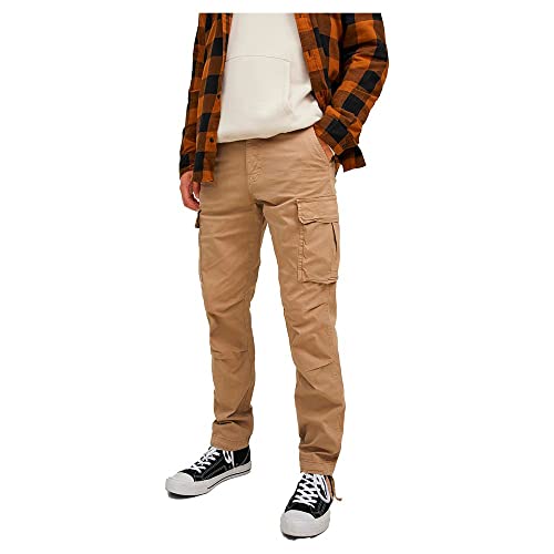 JACK & JONES Herren jpstace jtucker ama noos Cargohose, Dune/Detail:solid, 30W / 32L EU von JACK & JONES