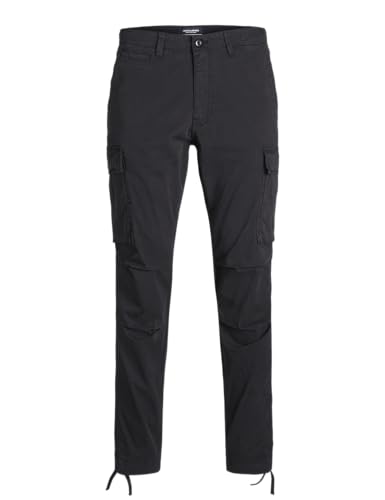 JACK & JONES Herren Jpstace Jjtucker Ama Noos Cargohose, Black/Detail:solid, 32W / 32L EU von JACK & JONES