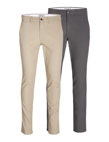 JACK & JONES Male Chino Hose 2er-Pack Slim Fit Chino Hose von JACK & JONES