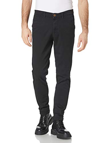 JACK & JONES Herren Jjimarco Jjdave Akm Black Noos Hose, Schwarz, 36W / 34L EU von JACK & JONES