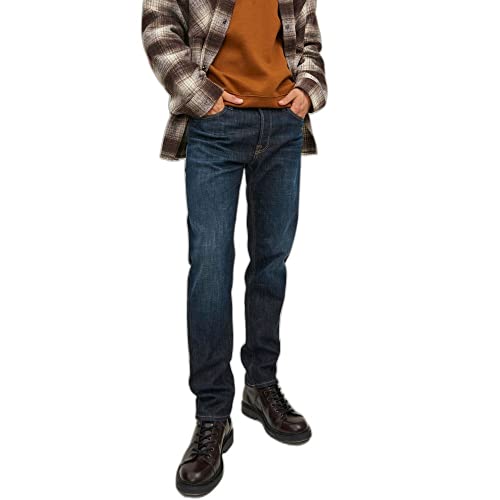 JACK & JONES Herren Jjimike Jjwood Jos 581 Noos Jeanshose, Blue Denim, 32 EU von JACK & JONES