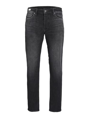 JACK & JONES Herren Jjimike Jjwood Jos 681 Jeans, Black Denim, 36W / 32L EU von JACK & JONES