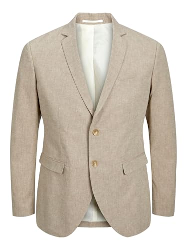 JACK & JONES Male Einreihiger Blazer Plus Size Regular Fit Blazer von JACK & JONES