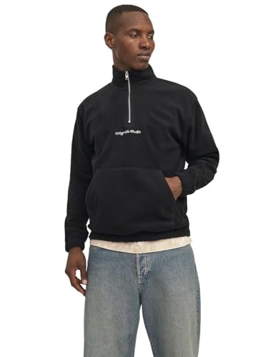 JACK & JONES Male Fleece Sweatshirt Gedruckt Fleece Sweatshirt von JACK & JONES