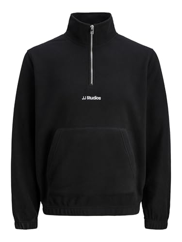JACK & JONES Male Fleece Sweatshirt Plus Size Gedruckt Fleece Sweatshirt von JACK & JONES