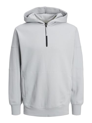 JACK & JONES Male Sweatshirt mit halbem Reißverschluss Einfarbig Sweatshirt mit halbem Reißverschluss von JACK & JONES