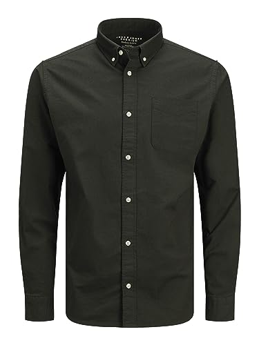 JACK&JONES Premium Mens Dusty Olive L/S Shirts von JACK & JONES