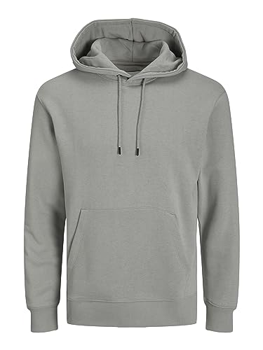 JACK & JONES Kapuzensweatshirt Herren, Ultimate Grey, XL von JACK & JONES
