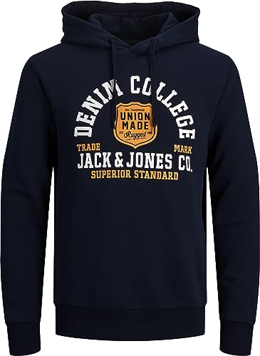 JACK & JONES Male Hoodie Kapuzenpullover Sweat Shirt Ba13.f (6XL, 105) von JACK & JONES