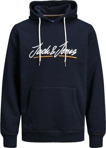 JACK & JONES Male Hoodie Kapuzenpullover Sweat Shirt ri.9j (S, 95 Blue) von JACK & JONES