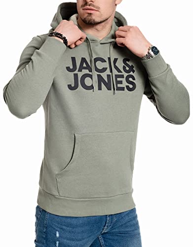 JACK & JONES Herren Jjecorp Logo Sweat Hood Noos Kapuzenpullover (Sea Spray(Corp 840, M)) von JACK & JONES