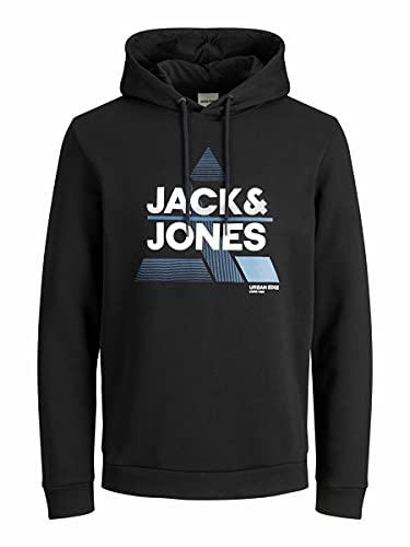 JACK & JONES Male Hoodie Logo XLBlack von JACK & JONES