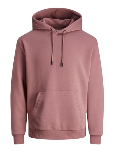 JACK & JONES Herren Hoodie Kapuzenpullover JJEBRADLEY- Relaxed Fit S-XXL, Größe:S, Farbe:Mesa Rose 12249340 von JACK & JONES