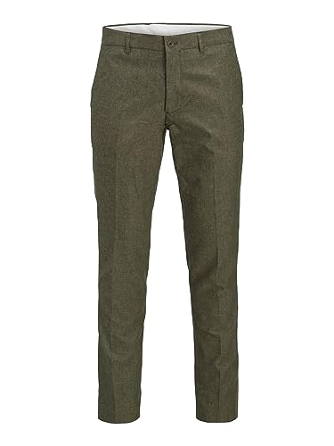 JACK & JONES Male Hose Slim Fit Leinen von JACK & JONES