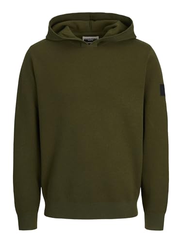 JACK & JONES Male Kapuzenpullover Einfarbig Kapuzenpullover von JACK & JONES