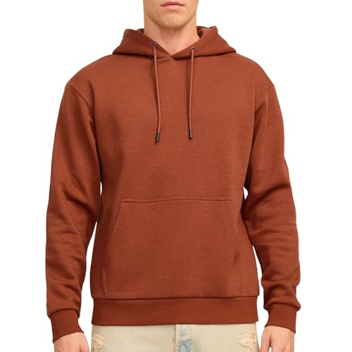 JACK & JONES Male Kapuzenpullover Plain Hoodie von JACK & JONES