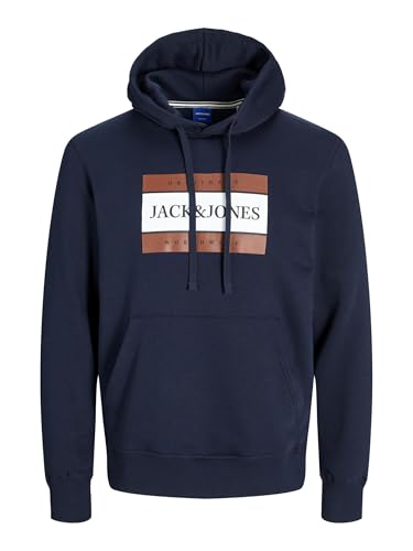 JACK&JONES JORFREDERIKSBERG Box Sweat Hood SN Sky Captain,L von JACK & JONES
