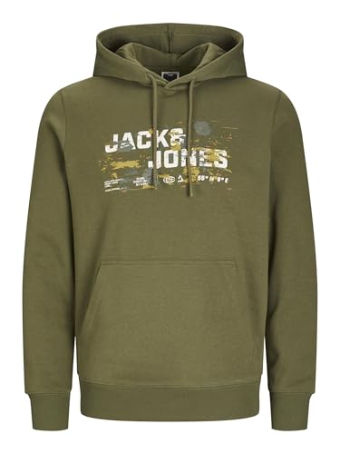 JACK & JONES Jcooutdoor Logo Sweat Hood Sn von JACK & JONES