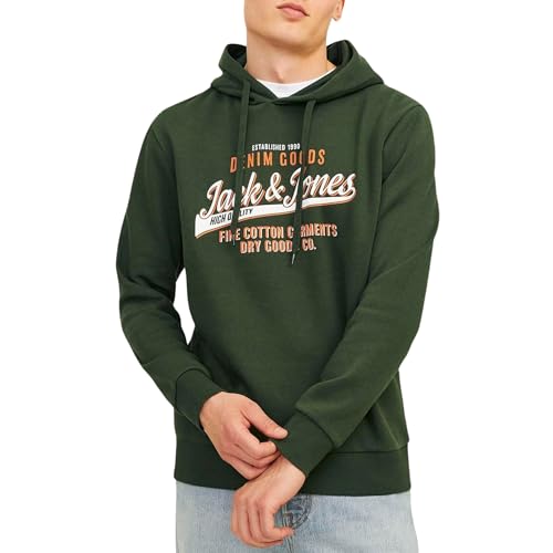 JACK & JONES Male Kapuzenpullover Logo Kapuzenpullover von JACK & JONES