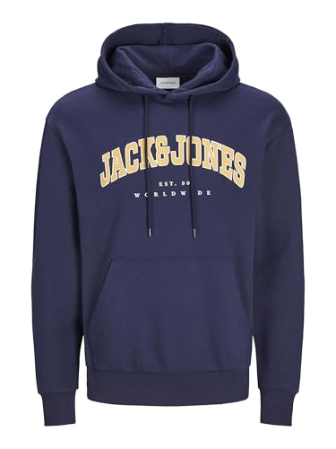 JACK & JONES Male Kapuzenpullover Plus Size Logo Kapuzenpullover von JACK & JONES