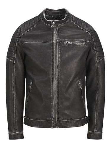 JACK & JONES Male Kunstlederjacke Kunstlederjacke von JACK & JONES