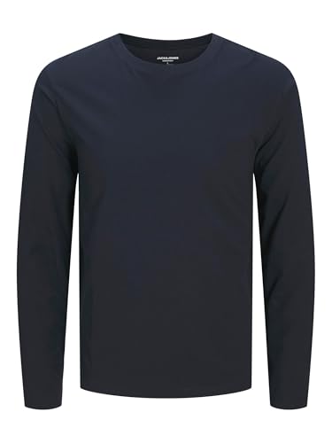 JACK & JONES Male Langarm-T-Shirt Einfarbig Langarm-T-Shirt von JACK & JONES