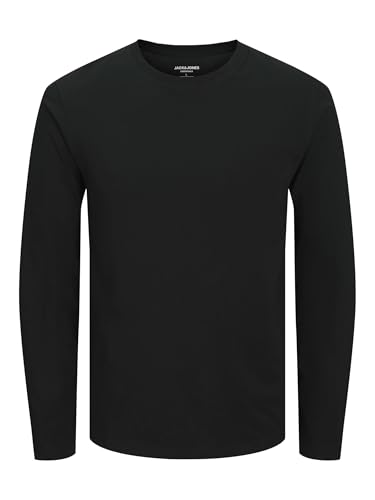 JACK & JONES Male Langarm-T-Shirt Einfarbig Langarm-T-Shirt von JACK & JONES