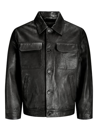 JACK & JONES Male Lederjacke Lederjacke von JACK & JONES