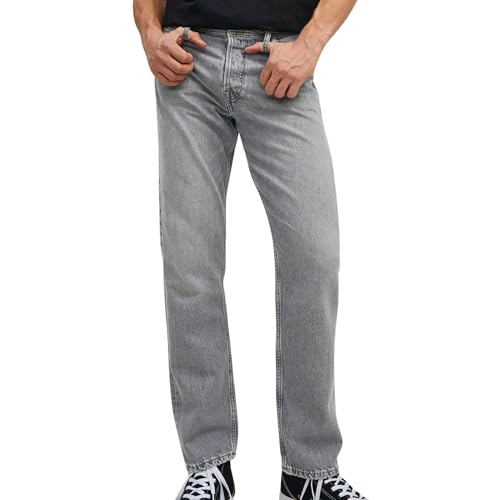 JACK & JONES Herren Jjichris Jjoriginal Cj 020 Noos Hose, Grey Denim, 33 EU von JACK & JONES