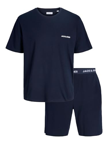 JACK & JONES Male Loungewear Set 2er-Pack Einfarbig Loungewear Set von JACK & JONES