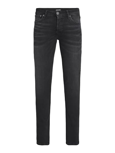 JACK & JONES Male Men's Slim Fit Jeans Super Stretch Denim | Low Rise, Classic Closure | Timeless Five-Pocket Style von JACK & JONES