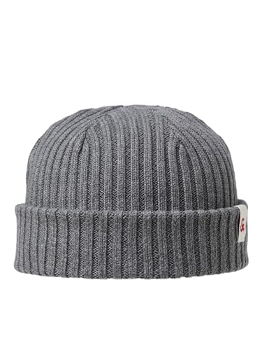 JACK & JONES Herren Jacand Knit Short Beanie Noos Beanie-Mütze, Grau, Einheitsgröße JACK & JONES Herren Jacand Knit Short Beanie Noos Beanie-Mütze, Grau, Einheitsgröße von JACK & JONES