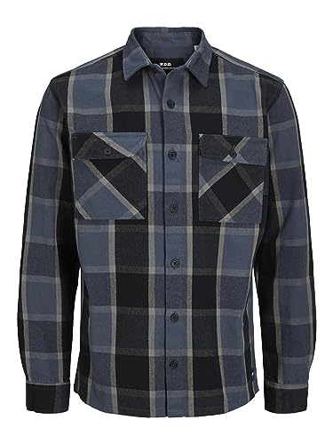 JACK & JONES RDDBRADY Check Overshirt L/S SN von JACK & JONES