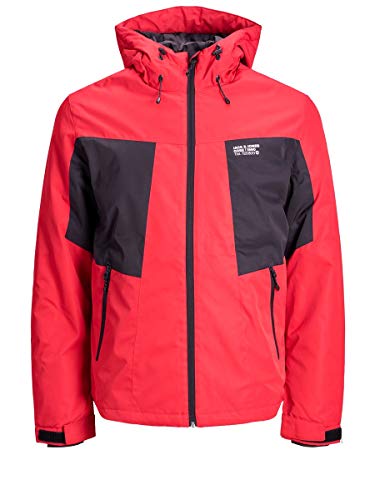 JACK & JONES Male Parka Mittellanger XLTango Red von JACK & JONES