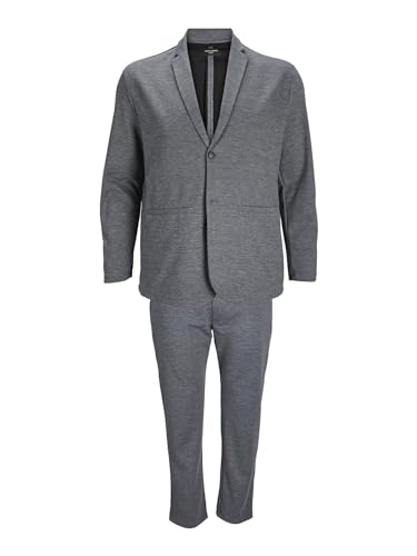 JACK&JONES PLUS Men's JPRBLABECK Suit PLS Anzug, Grey Melange, 5XL von JACK & JONES