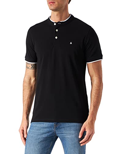 JACK & JONES Herren Polo T-Shirt Pique Hemd Kurzarm Basic Oberteil Cotton Logostickerei JJEPAULOS JACK & JONES Herren Polo T-Shirt Pique Hemd Kurzarm Basic Oberteil Cotton Logostickerei JJEPAULOS von JACK & JONES