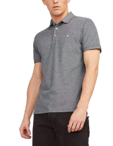 JACK & JONES Male T-Shirt Einfarbig Polo T-Shirt von JACK & JONES