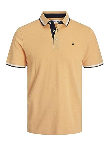 JACK & JONES Male T-Shirt Einfarbig Polo T-Shirt von JACK & JONES