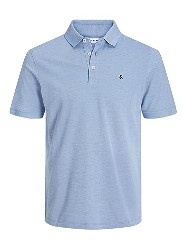 JACK & JONES Male T-Shirt Einfarbig Polo T-Shirt von JACK & JONES