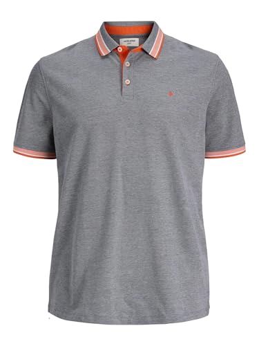 JACK & JONES Male Poloshirt Plus Size Einfarbig Poloshirt von JACK & JONES