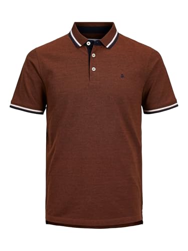 JACK & JONES Male Poloshirt Plus Size Einfarbig Poloshirt von JACK & JONES