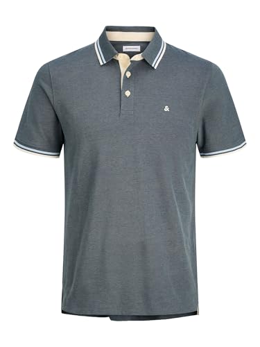 JACK & JONES Male Poloshirt Plus Size Einfarbig Poloshirt von JACK & JONES
