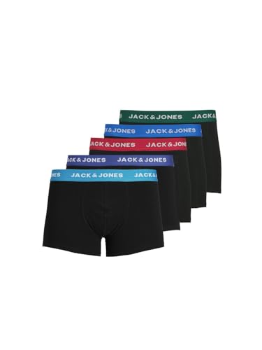 JACK & JONES Male Shorts 5er-Pack Herrenunterwäsche in Größe XS-XXL, Farbe:Black1, Größe:S von JACK & JONES