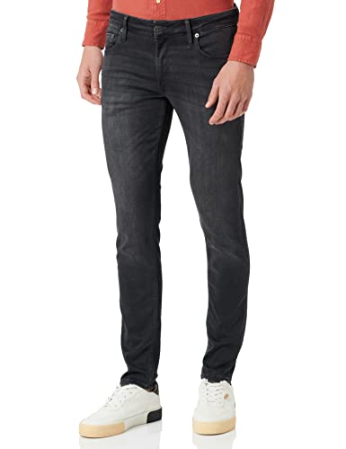 JACK & JONES Herren Jeans JJILIAM JJEVAN JOS 359 - Skinny Fit - Schwarz - Black, Größe:27W / 32L, Farbvariante:Black Denim 12217080 von JACK & JONES