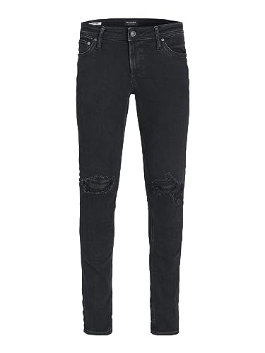 JACK & JONES Herren Jeans JJILIAM JJORIGINAL AM 305- Skinny Fit - Black Denim, Größe:29W / 32L, Farbvariante:Black Denim 12213166 von JACK & JONES