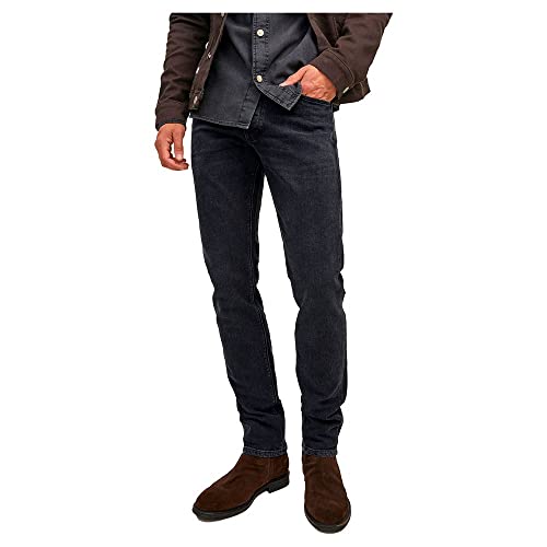 JACK & JONES Herren Jjitim Jjifranklin Jj 835 Noos Jeanshose, Black Denim, 33W / 32L EU von JACK & JONES