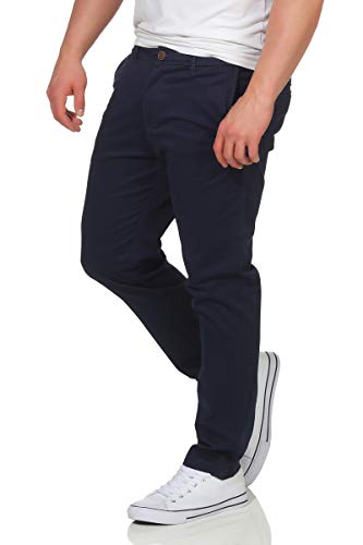 Herren Jack & Jones Chino Hose Stretch Pants Konischer Schnitt Slim Fit Look JPSTMARCO JJBOWIE, Farben:Navy, Größe Hosen:27W / 30L, Z-Länge:L30 von JACK & JONES