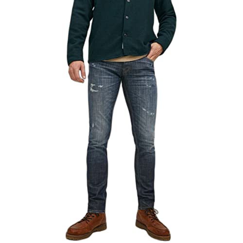 Jack & Jones Men's JJIGLENN JJCOLE JOS 379 NOOS Jeanshose, Blue Denim, 29/32 von JACK & JONES